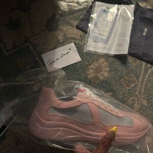 Women's Pink Cup Sneakers